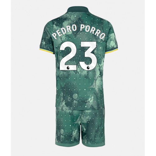 Tottenham Hotspur Pedro Porro #23 Rezervni Dres za djecu 2024-25 Kratak Rukav (+ Kratke hlače)